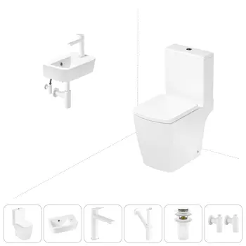 Набор для туалета 6 в 1 Lavinia Boho Aveo 202008604