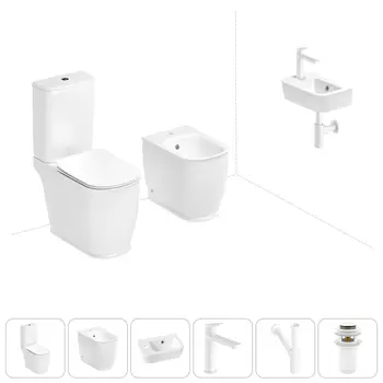 Набор для туалета 6 в 1 Lavinia Boho Bell Pro 202008970