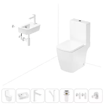 Набор для туалета 7 в 1 Lavinia Boho Aveo 202008784