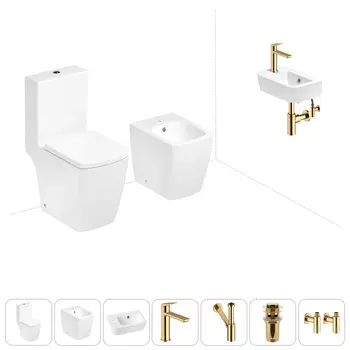 Набор для туалета 7 в 1 Lavinia Boho Aveo 202009013