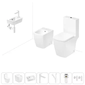 Набор для туалета 7 в 1 Lavinia Boho Aveo 202008995