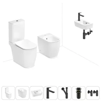 Набор для туалета 7 в 1 Lavinia Boho Bell Pro 202009007