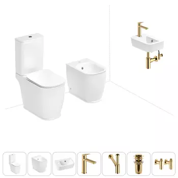 Набор для туалета 7 в 1 Lavinia Boho Bell Pro 202009008