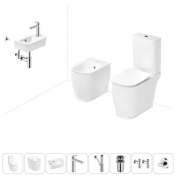 Набор для туалета 8 в 1 Lavinia Boho Bell Pro 202009066