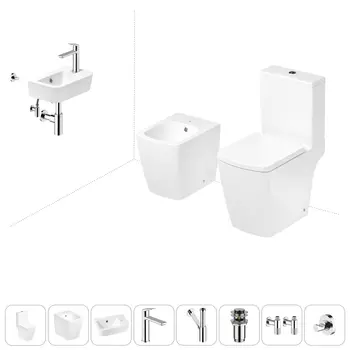 Набор для туалета 8 в 1 Lavinia Boho Aveo 202009071