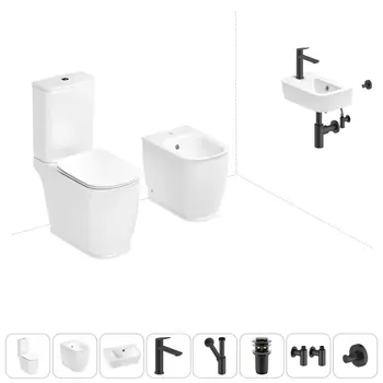 Набор для туалета 8 в 1 Lavinia Boho Bell Pro 202009087