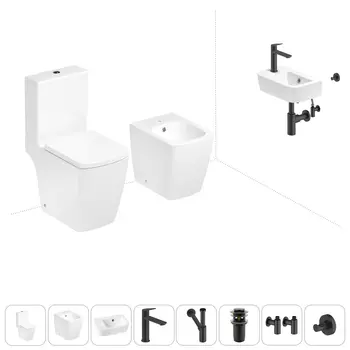 Набор для туалета 8 в 1 Lavinia Boho Aveo 202009092