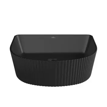 Накладная или подвесная раковина для ванной Wellsee Festive Fox 317306000 черная матовая