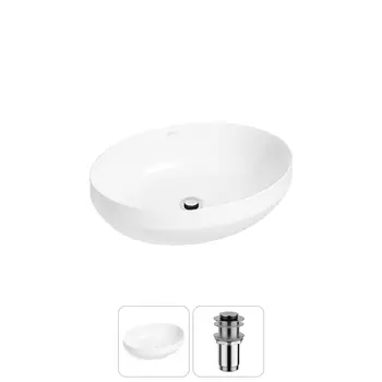 Раковина накладная Wellsee Air Gap R 20212389R в наборе 2 в 1