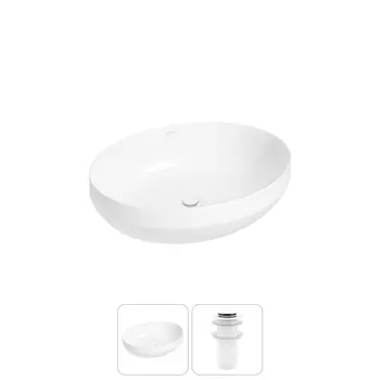 Накладная раковина для ванной комнаты Wellsee Air Gap R 20212392R в наборе 2 в 1