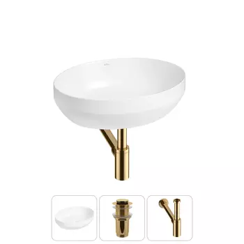 Раковина накладная Wellsee Air Gap R 20212395R в наборе 3 в 1