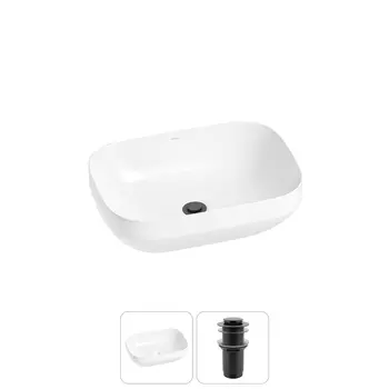 Раковина накладная Wellsee Air Gap S 20212406R в наборе 2 в 1