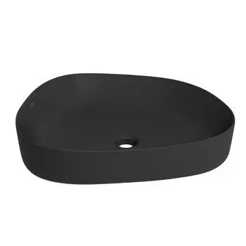 Раковина накладная Wellsee Belle Spa 3.0 335908000 черная матовая