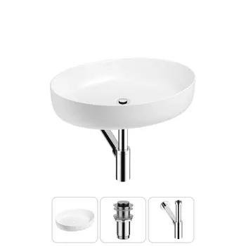 Накладная раковина для ванной комнаты Wellsee Belle Spa 3.0 20212665R в наборе 3 в 1