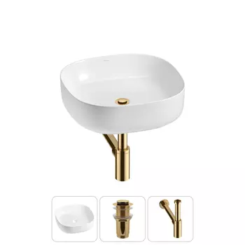 Раковина накладная Wellsee Belle Spa 3.0 20212695R в наборе 3 в 1