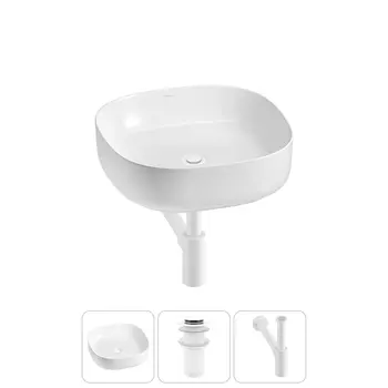Накладная раковина для ванной комнаты Wellsee Belle Spa 3.0 20212696R в наборе 3 в 1