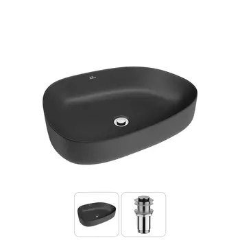 Раковина накладная Wellsee Belle Spa 3.0 20212733R в наборе 2 в 1