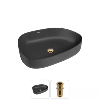 Раковина накладная Wellsee Belle Spa 3.0 20212735R в наборе 2 в 1