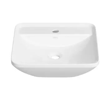 Раковина накладная Wellsee Cute Twin S 318301000 белая