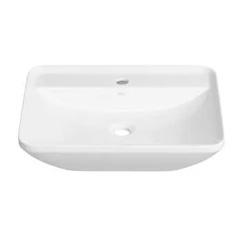Накладная раковина для ванной комнаты Wellsee Cute Twin S 318302000 белая