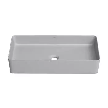 Раковина накладная Wellsee FreeDom 2.0 323020000 серая