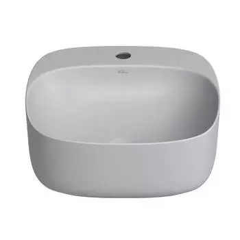 Раковина накладная Wellsee Id?al 326905000 серая