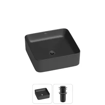 Раковина накладная Wellsee Mint 20212466R в наборе 2 в 1