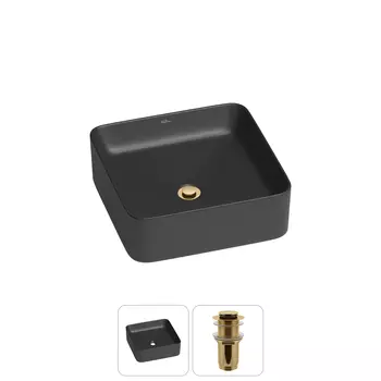 Раковина накладная Wellsee Mint 20212467R в наборе 2 в 1