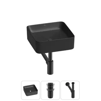 Раковина накладная Wellsee Mint 20212469R в наборе 3 в 1