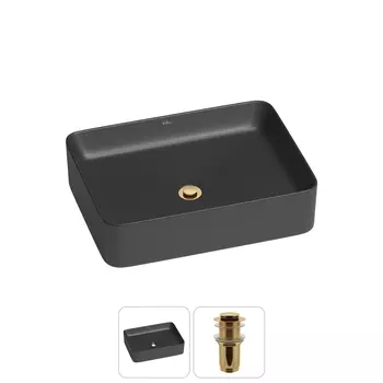 Раковина накладная Wellsee Mint 20212495R в наборе 2 в 1