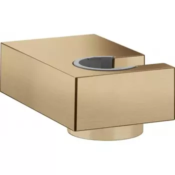 Настенный держатель Hansgrohe Porter E 28387140 шлифованная бронза
