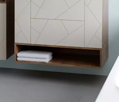 Ниша для тумбы Бриклаер Кристалл 90 дуб крафт табачный