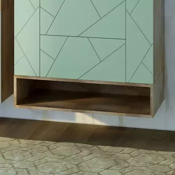 Ниша для тумбы Бриклаер Кристалл 90 дуб гранж песочный