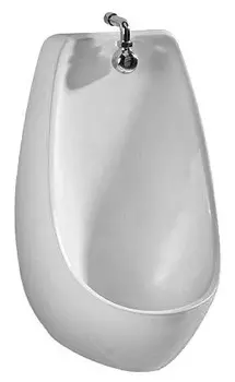 Писсуар Jika Domino 4110.0 подвесной, без отверстия для распылителя, комплект