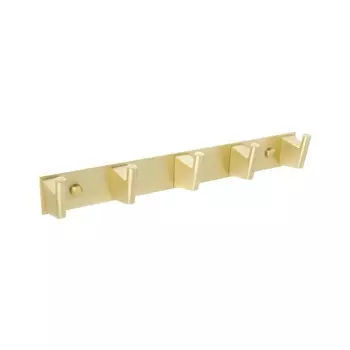 Планка 5 крючков Fixsen Trend Gold FX-99005-5 матовое золото