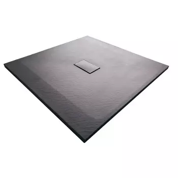 Поддон для душа WasserKRAFT Elbe 74T19 100х100 см, черный