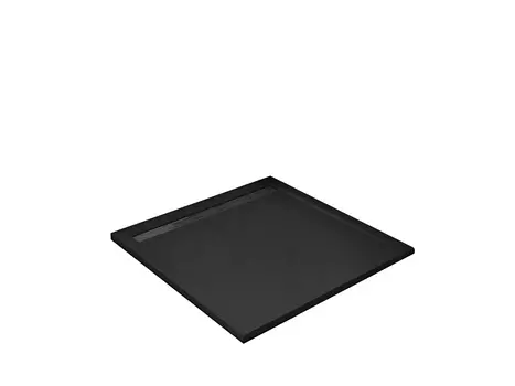 Поддон для душа WeltWasser WW TRS 90 STONE-BL 90х90 черный с сифоном