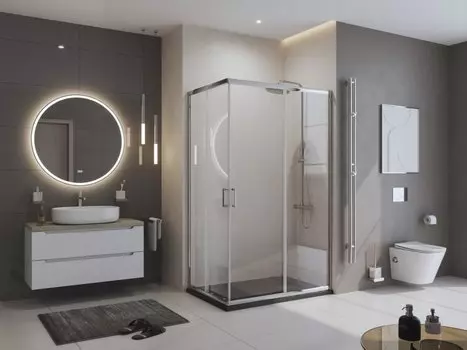 Поддон из искусственного мрамора BelBagno TRAY-MR-UNO-AH-120/80-35-NERO-CR