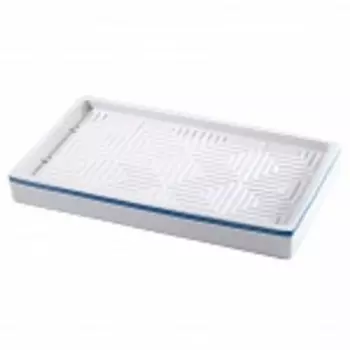 Подставка для предметов Avanti Mercer 25,4х14х3 белая, синяя