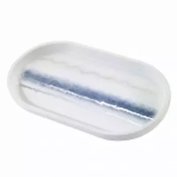 Подставка для предметов Avanti Vapor 25,5х14х2,5 белая/синяя