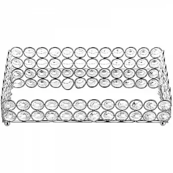 Подставка для предметов Kassatex Crystal Round Silver CRD-STR-SLV