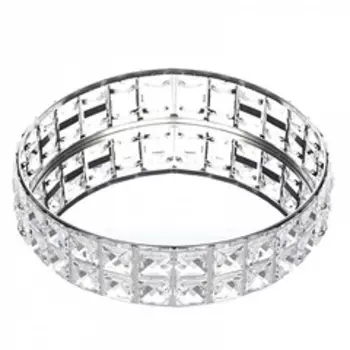 Подставка для предметов Kassatex Crystal Silver CRY-R3TR-SLV