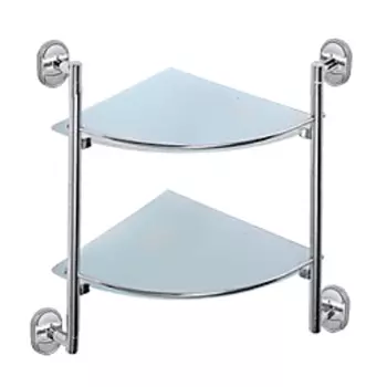 Полка 2-ярусная угловая Haiba HB1907-2