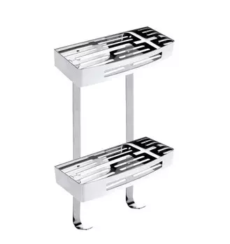 Полка Bemeta Cytro 102308241 двойная, хром