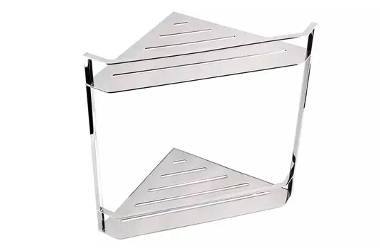 Полка Bemeta Cytro 146208202 двойная, хром