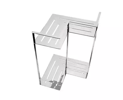 Полка Bemeta Cytro 146208222 двойная, хром