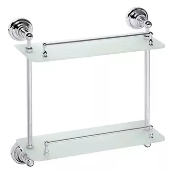 Полка Bemeta Retro 144301122 хром/матовое стекло