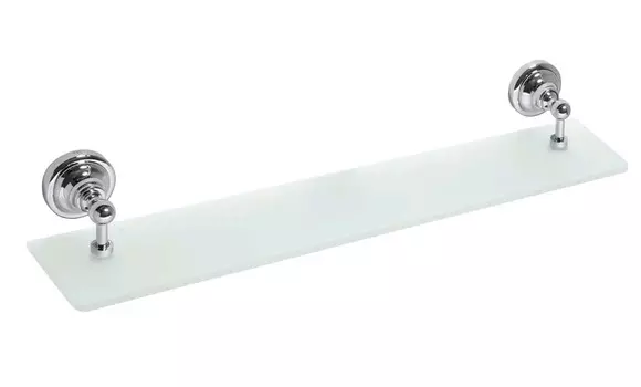 Полка Bemeta Retro 144302242 хром/матовое стекло