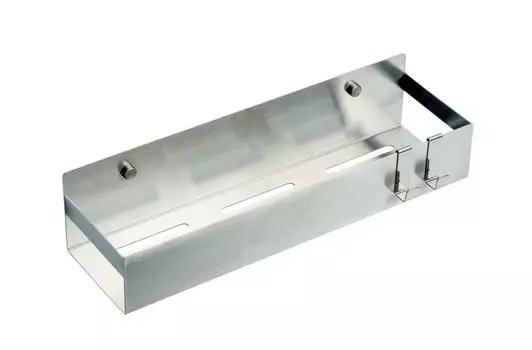 Полка Boheme Q 10965-GM подвесная с 2 крючками, антрацит