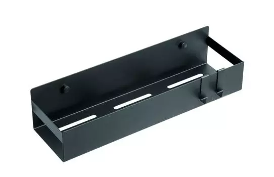 Полка Boheme Q 10965-B подвесная с 2 крючками, черная